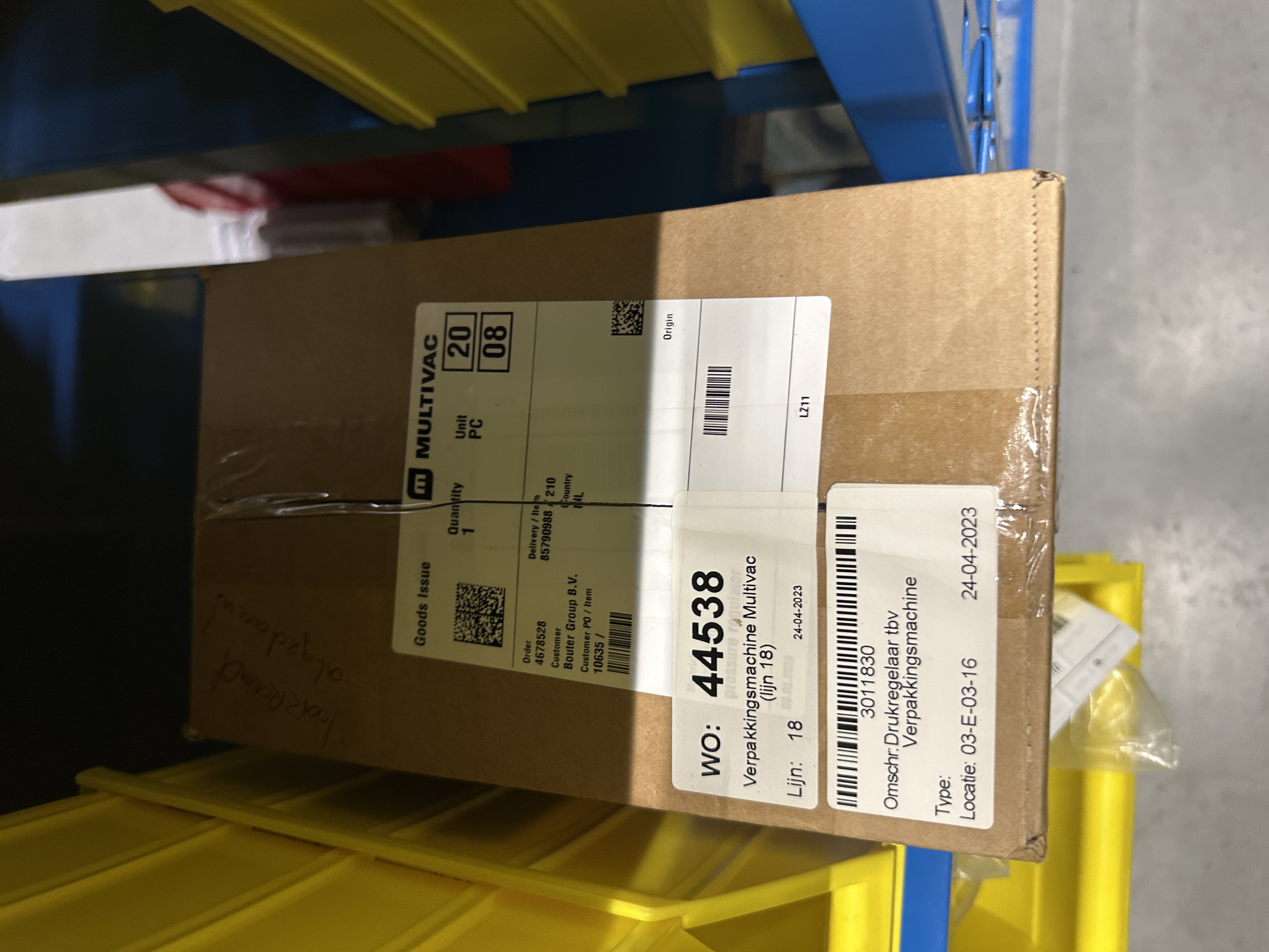 Used Multivac Spare parts