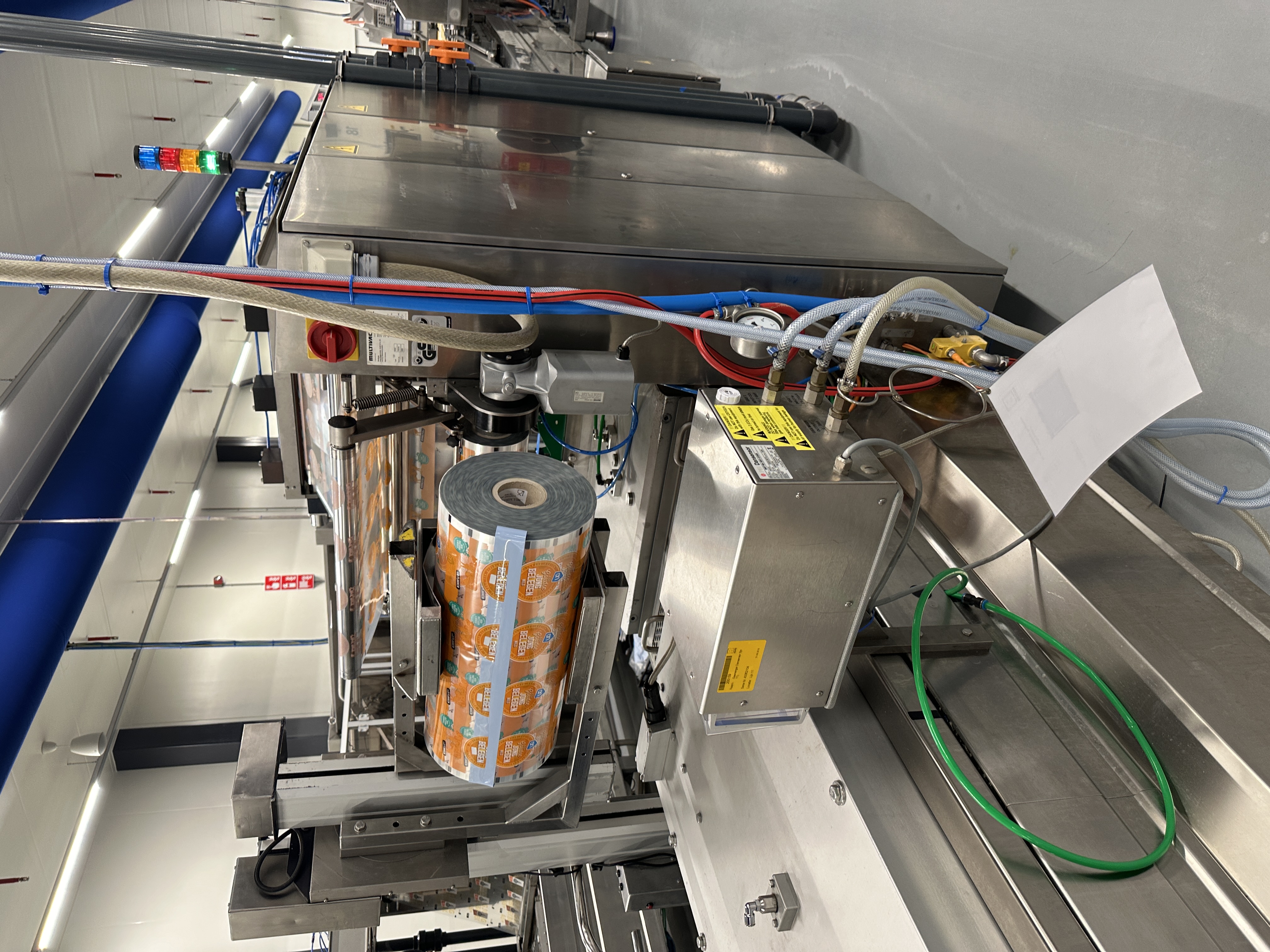 Used Multivac R530 complete line with Weber