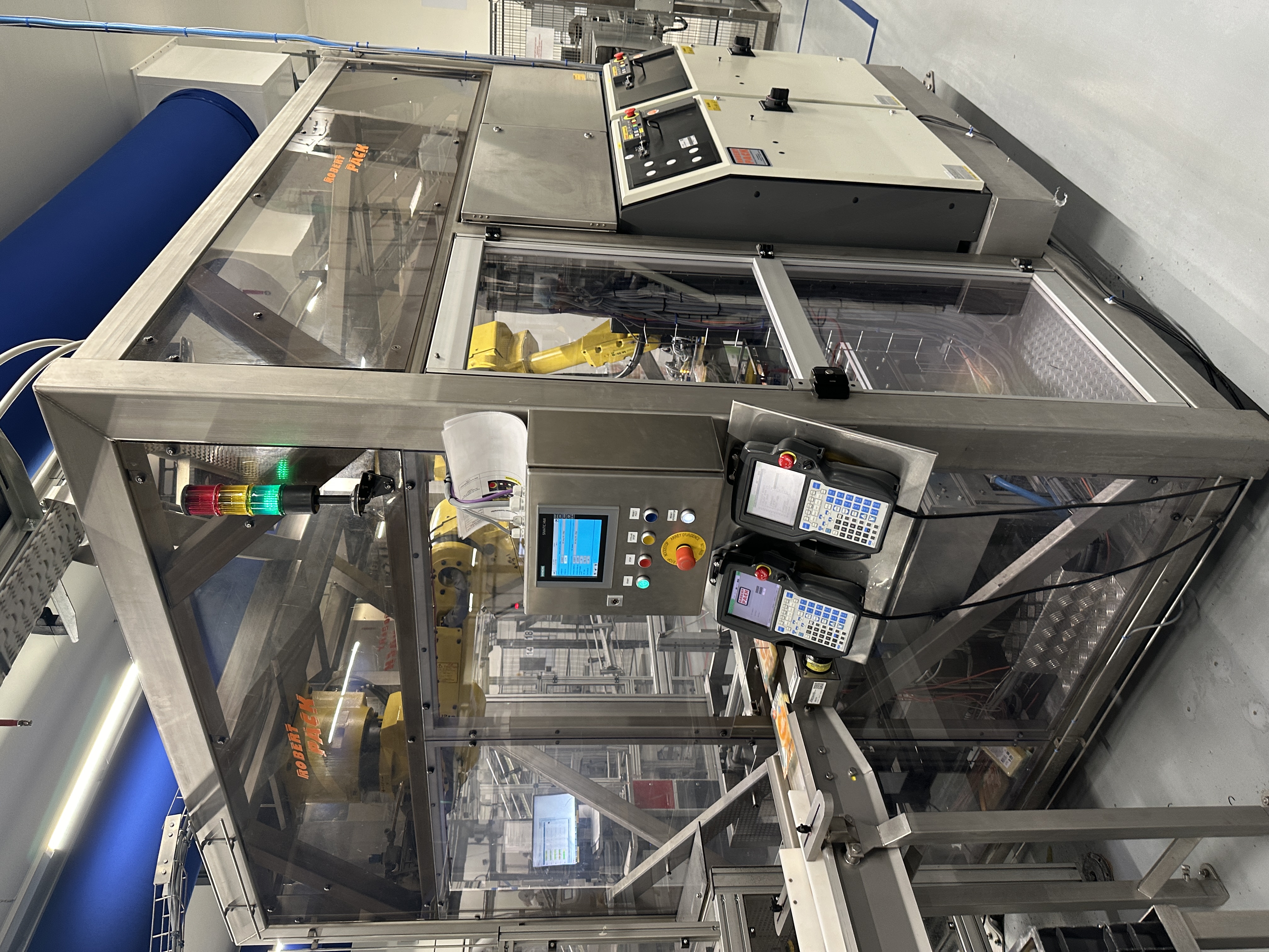 Used Multivac R530 complete line with Weber