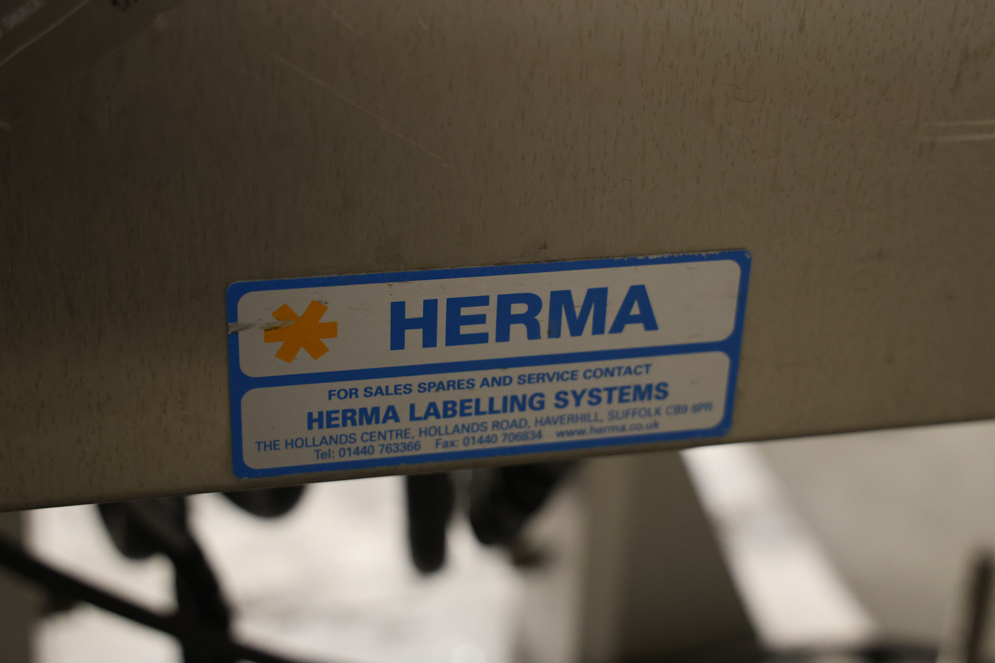 Used 2012 Herma 752C Labeling machine