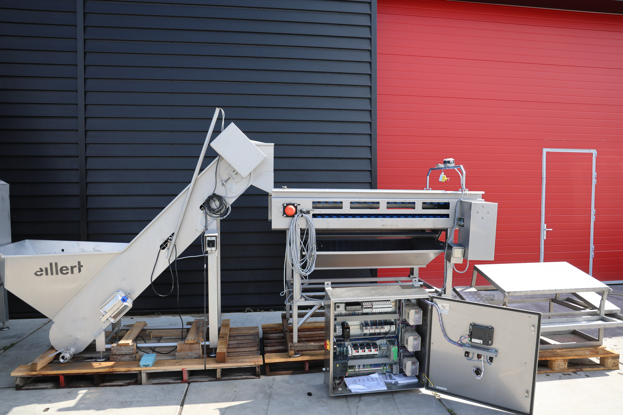 Used 2018 Eillert APM800 and B25 Full potato peeling and cutting line