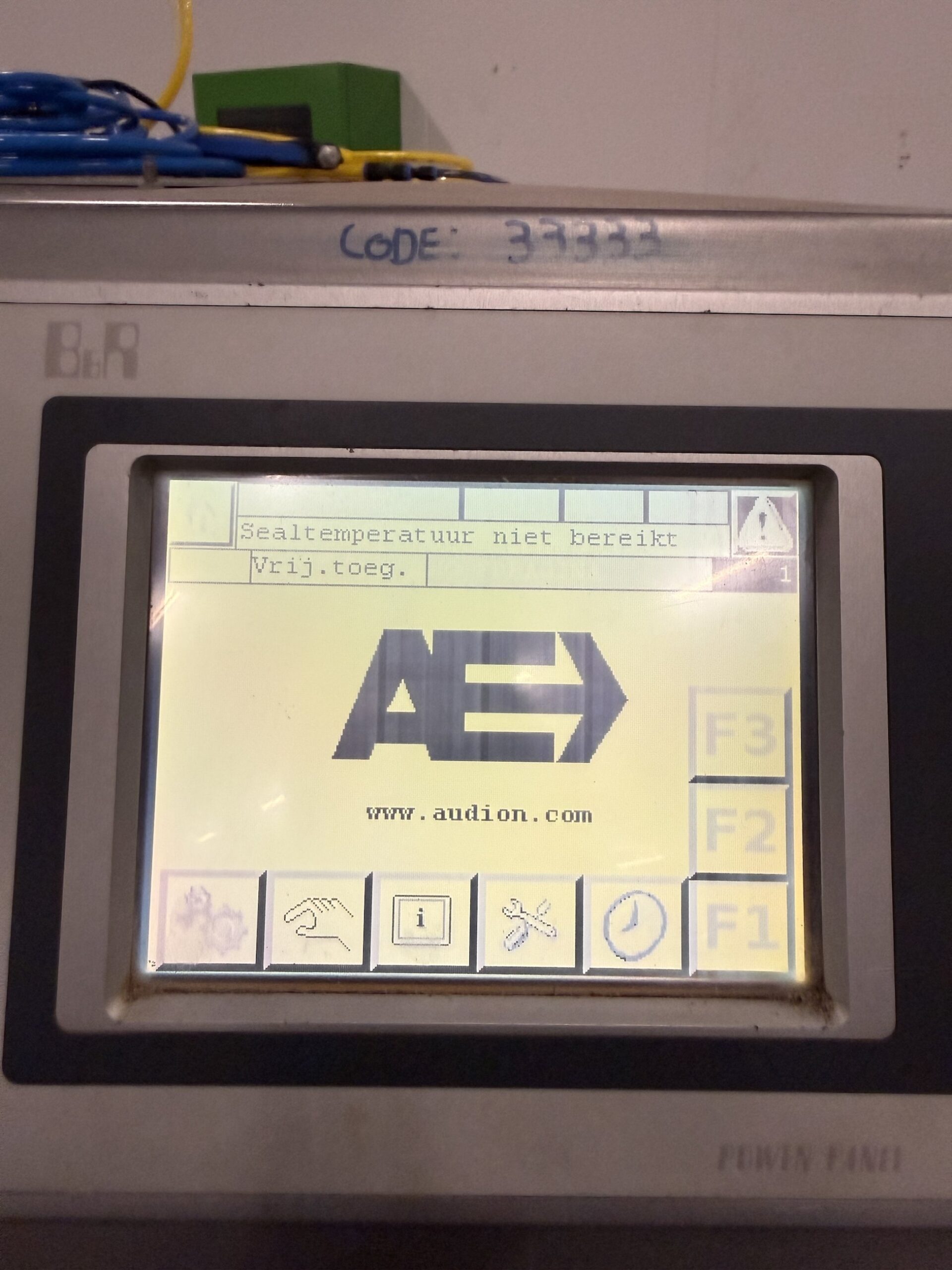 Used Audion vertical form fill seal machine (VFFS) for pillow bags