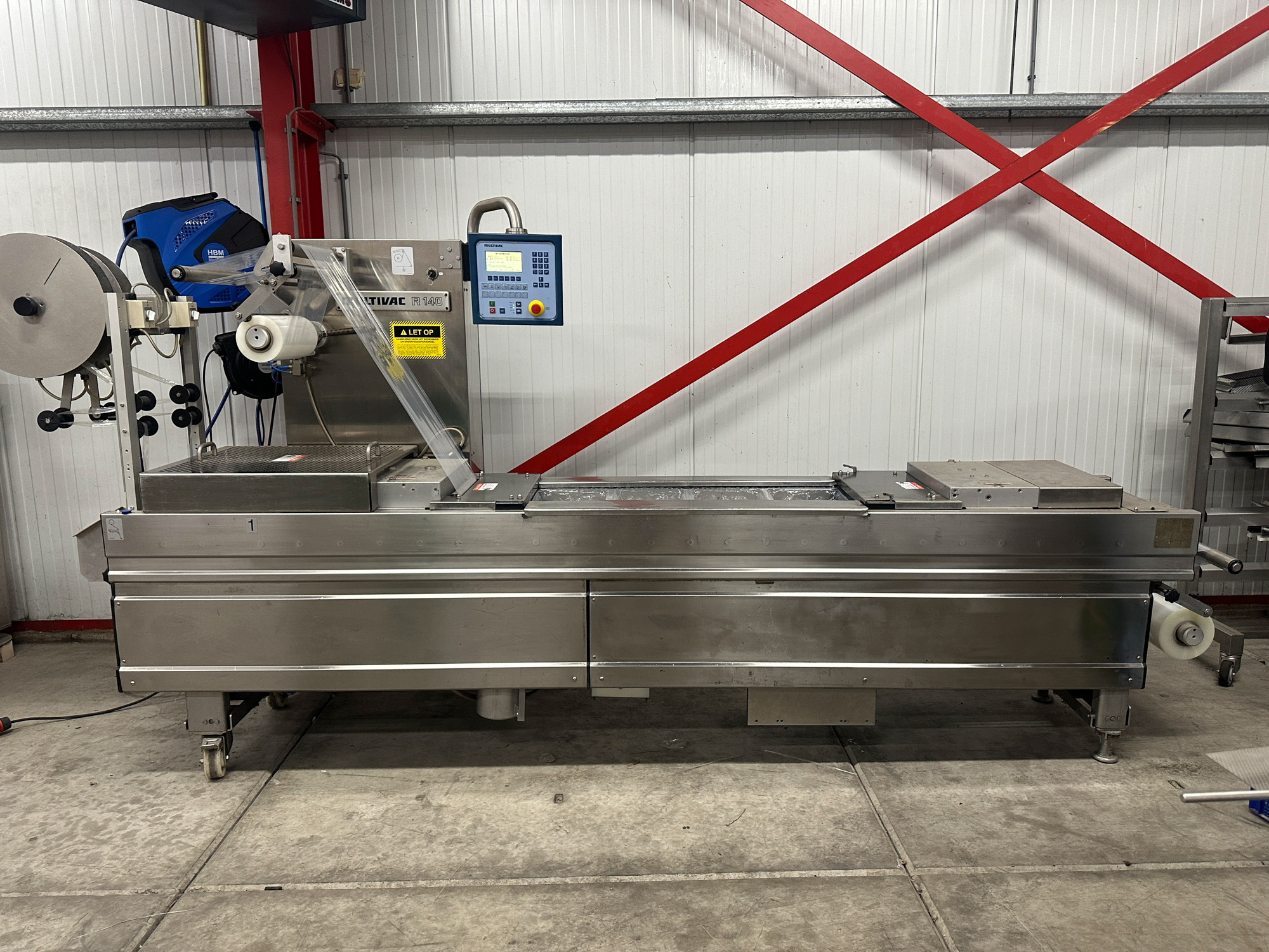 Used 2004 Multivac R140 compact thermoformer