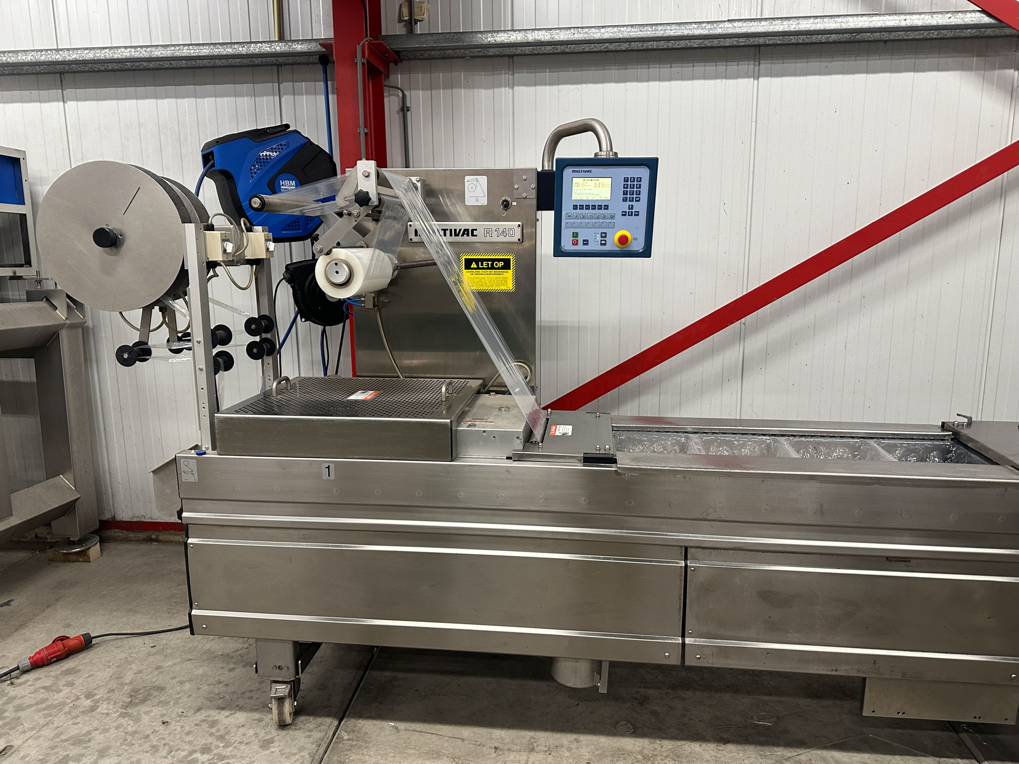 Used 2004 Multivac R140 compact thermoformer