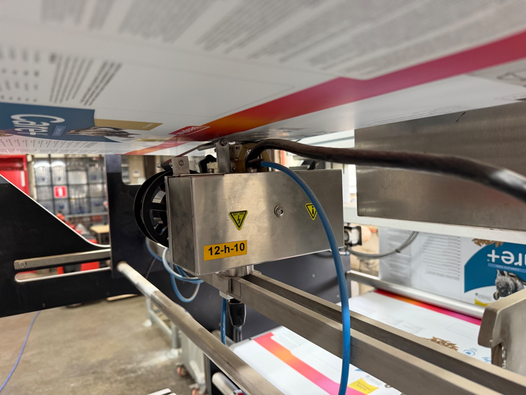 Used Complete weighing, packaging and case packing line with Yamato and GEA SmartPacker SX400