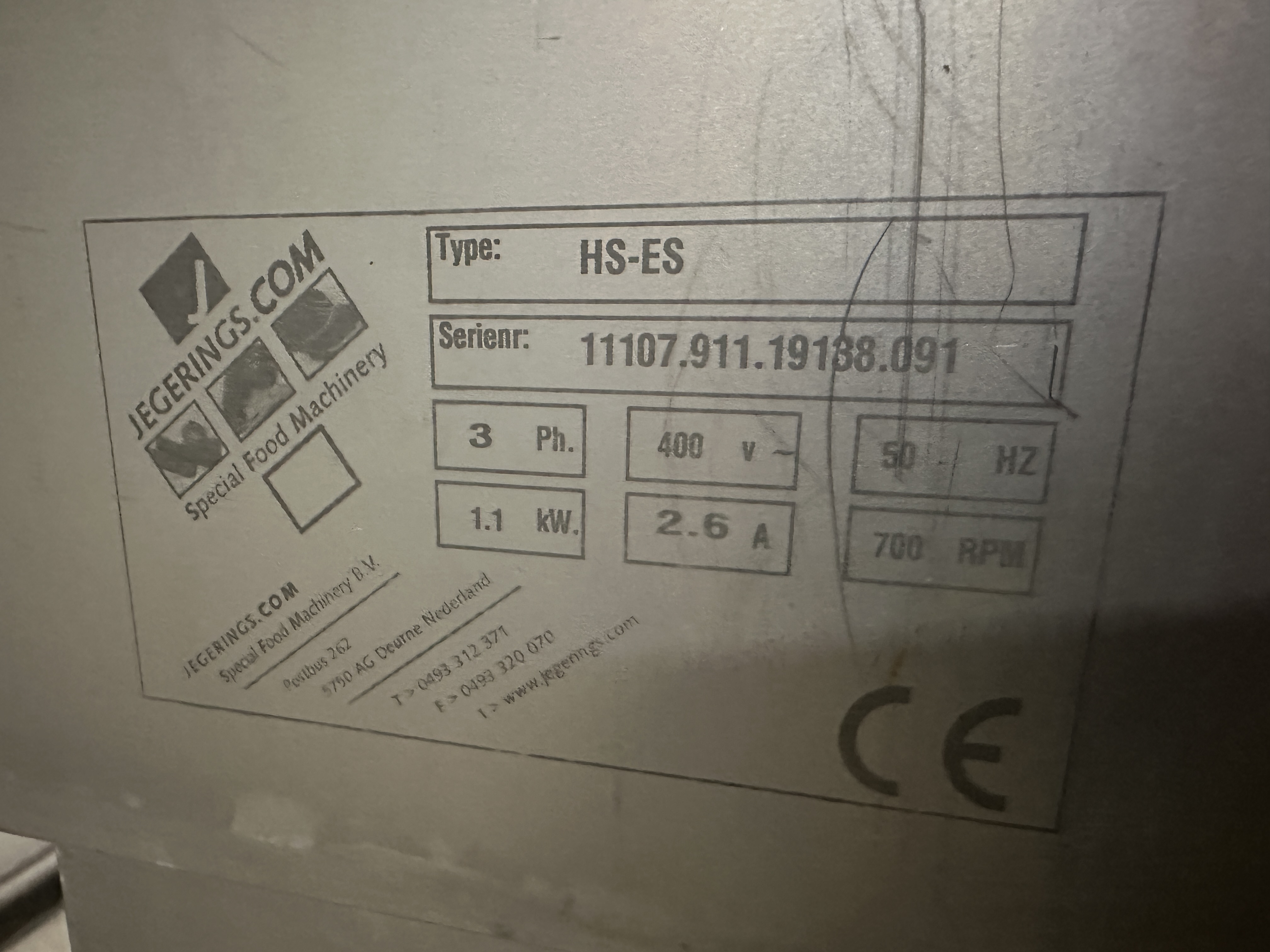 Used Jegerings spindryer HS-ES