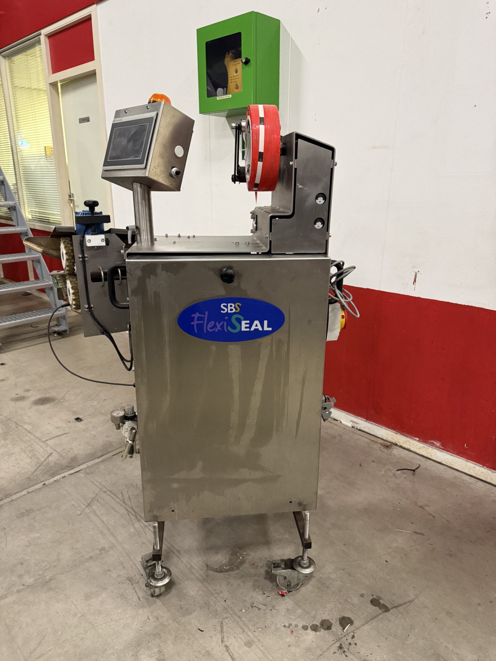 Used SBS FlexSeal bag closer with tape