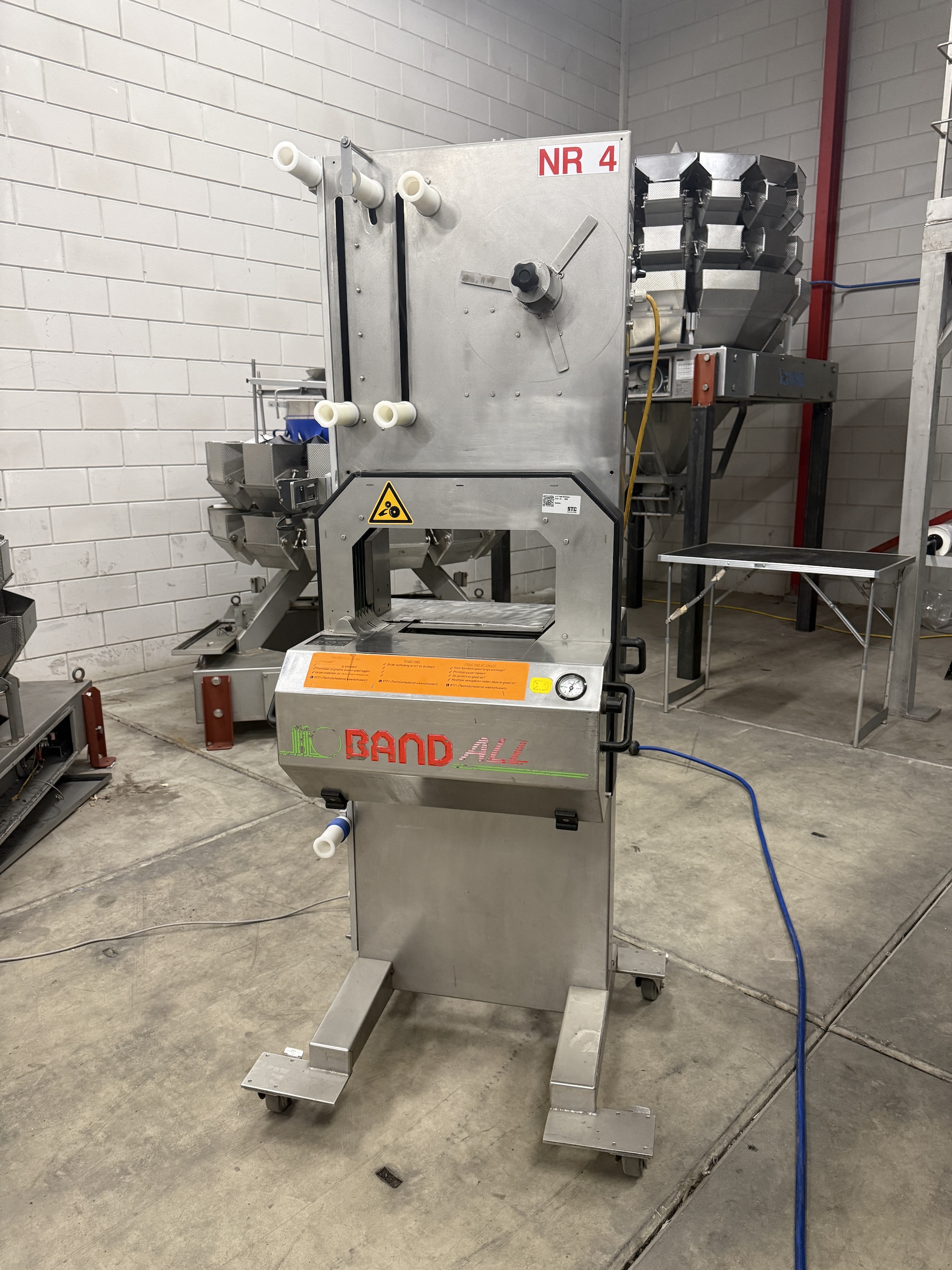 Used 2009 Band-All BA32-102 Banding machine stainless steel