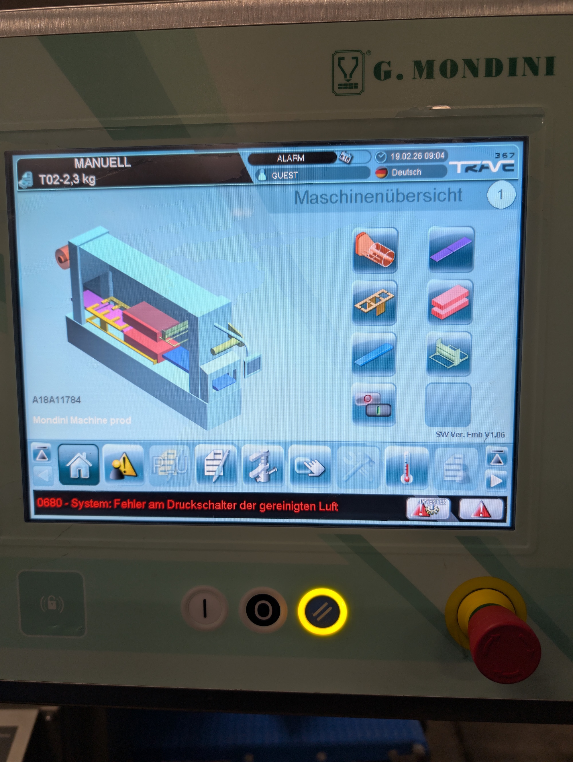 Used 2018 G. Mondini TRAVE 367 VG Traysealer