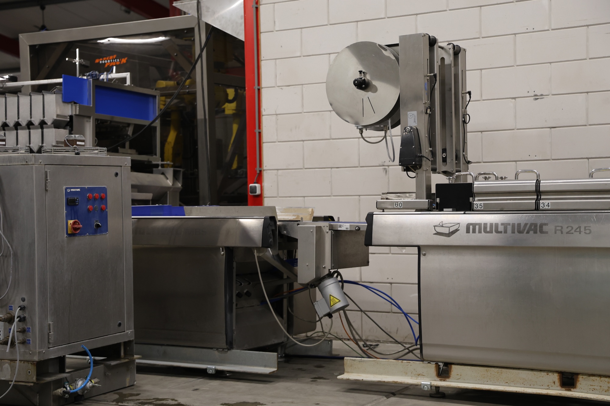 Used 2013 Multivac - Yamato Full automatic weighing and packing line