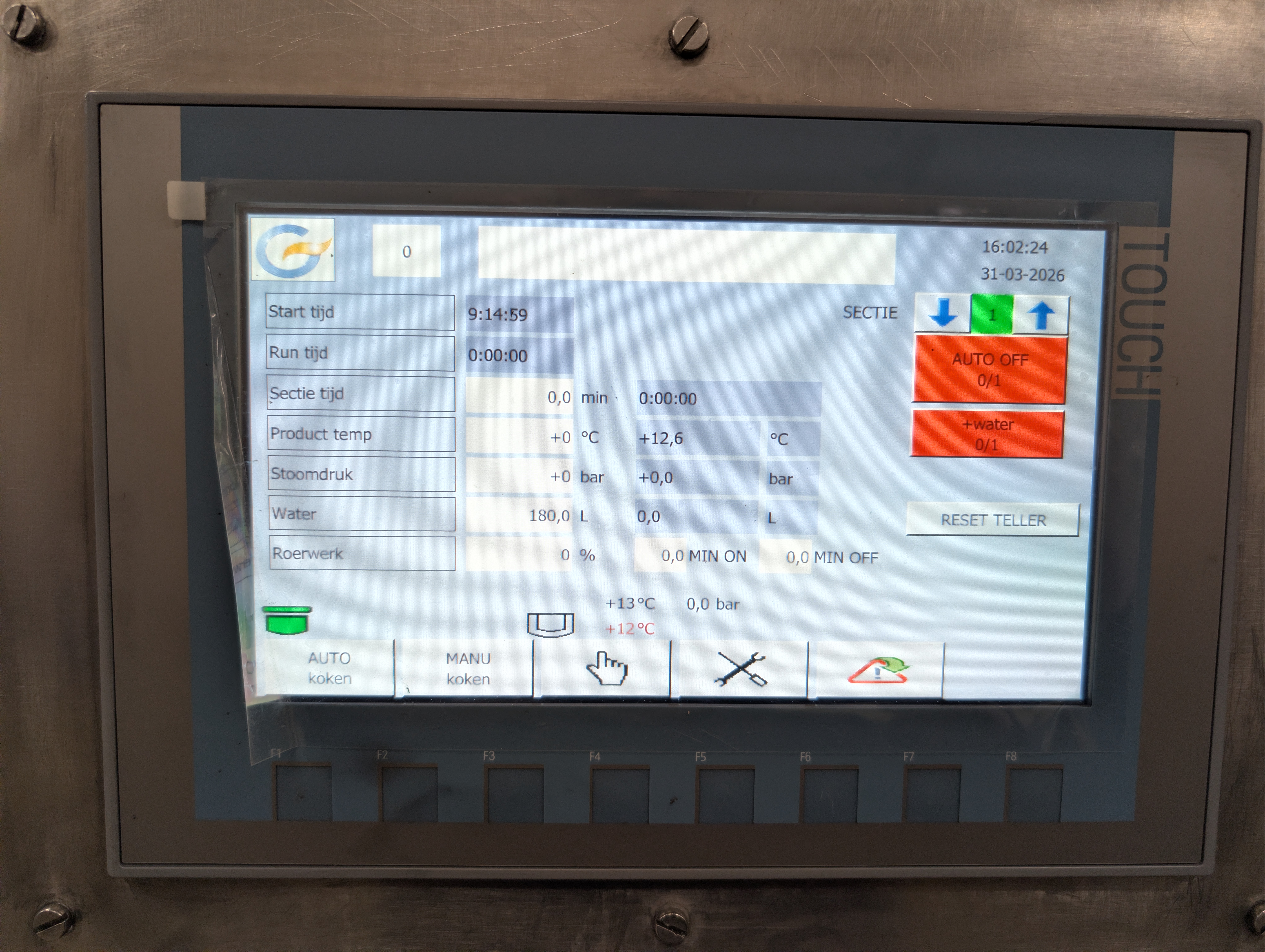Used Berief KIPPKO 1200L cooking kettle