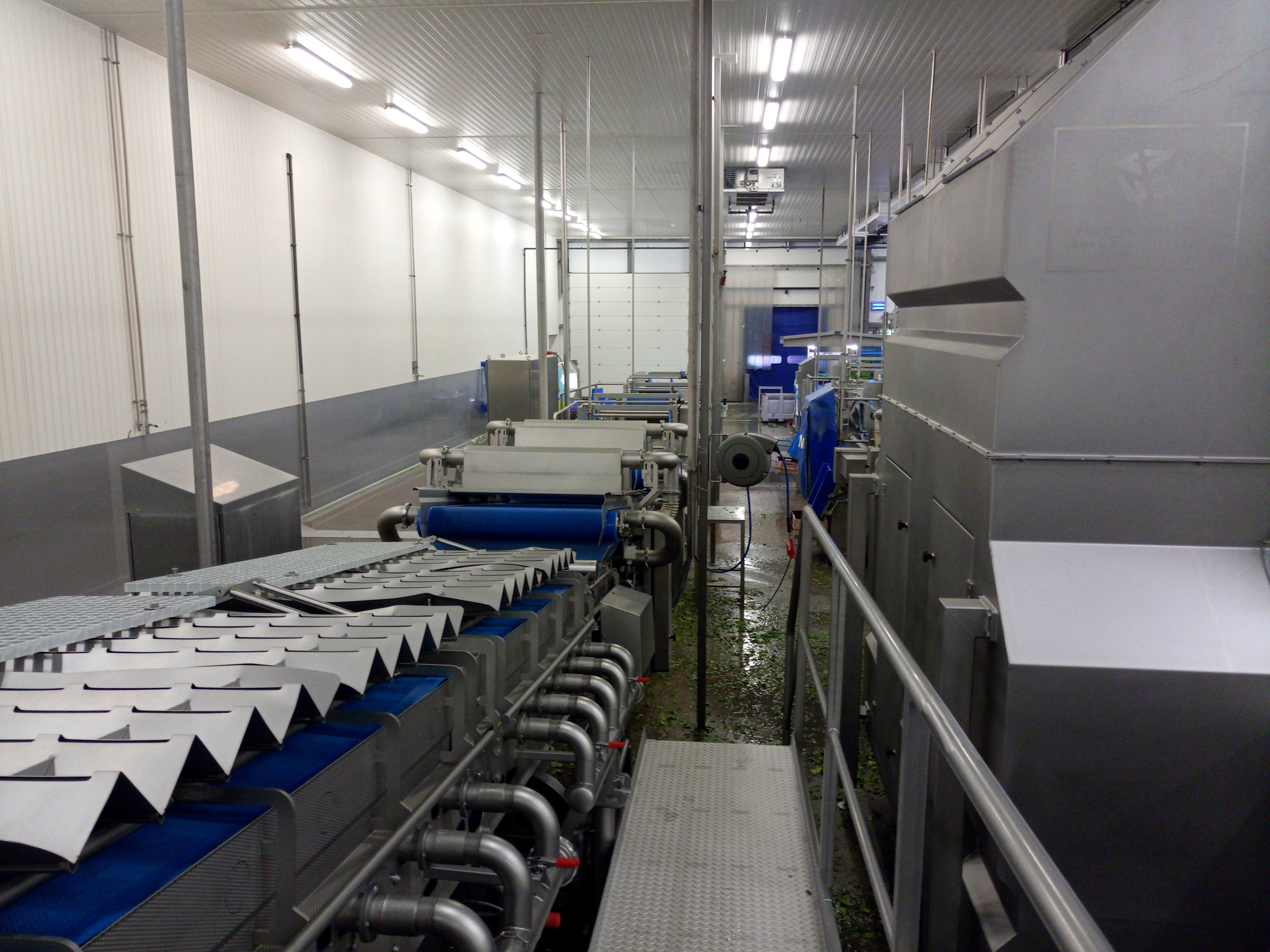 Used 2017 FTNON Turatti complete high capacity washing and drying line