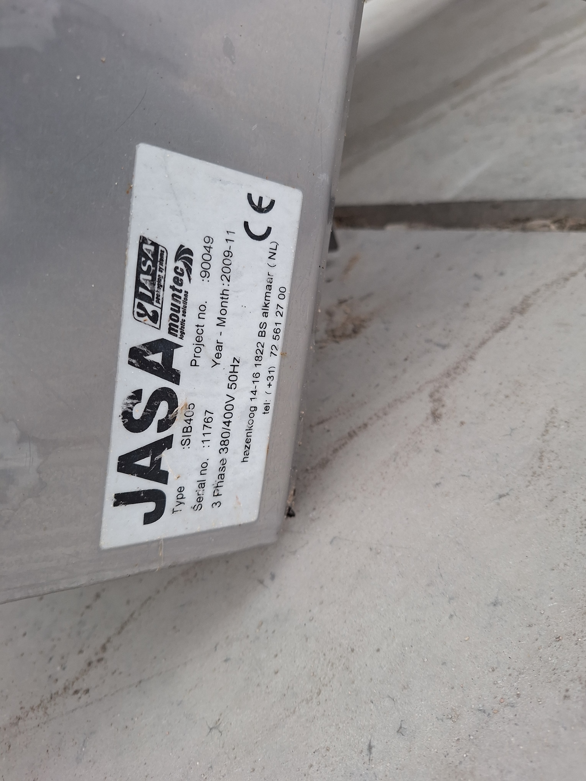 Used 2009 Jasa Mountec Z-elevating belt