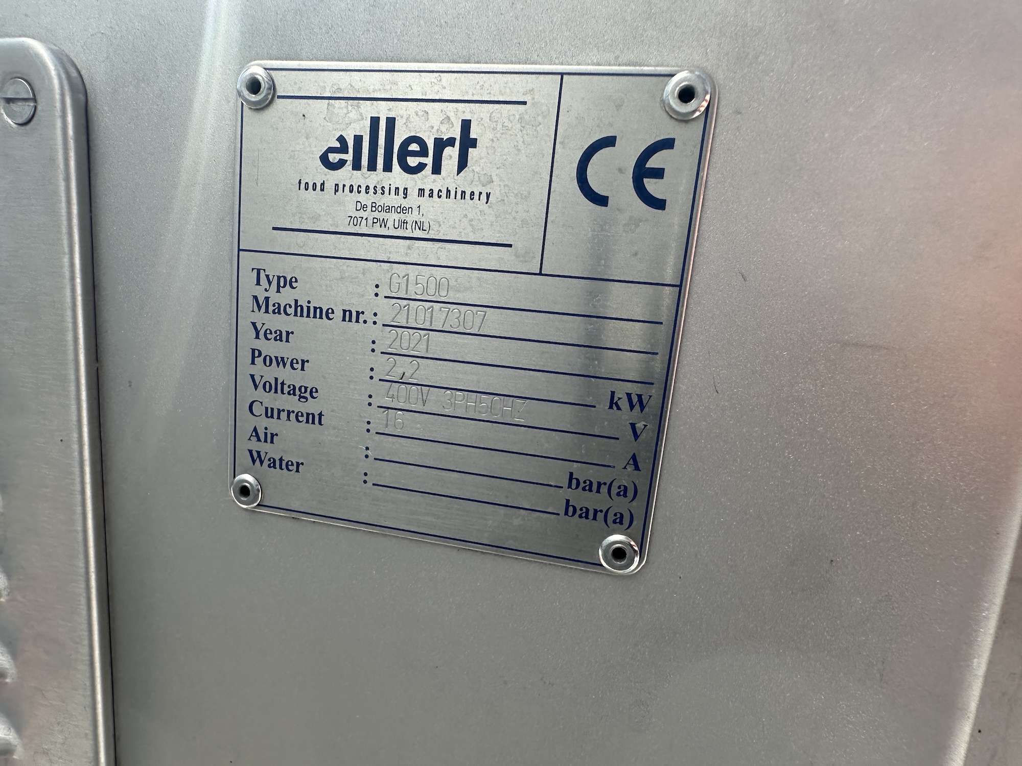 Used 2021 Eillert G1500 cutting line
