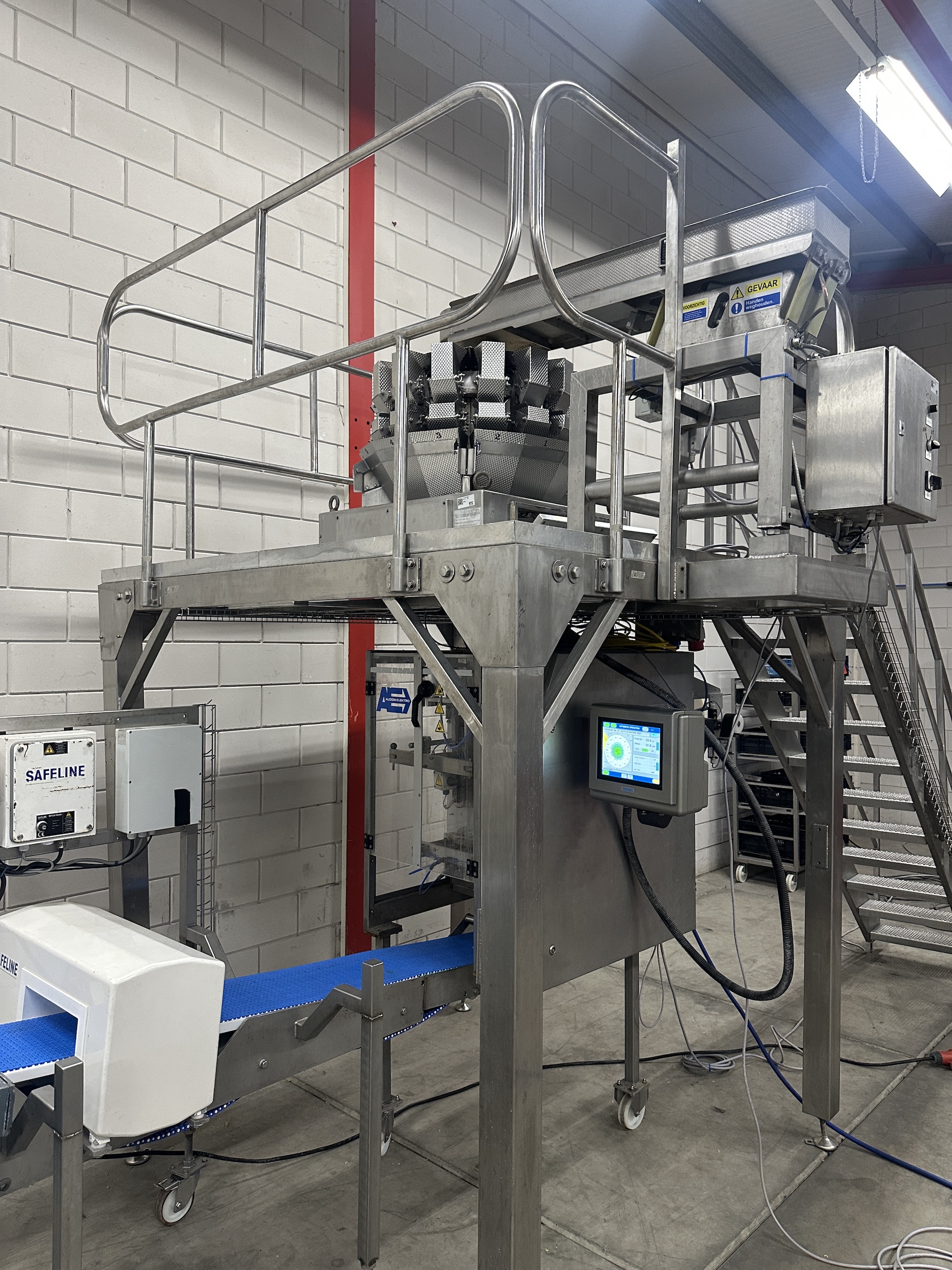 Used 2009 Full Yamato-Audion weighing and packaging line, ADW-314SW