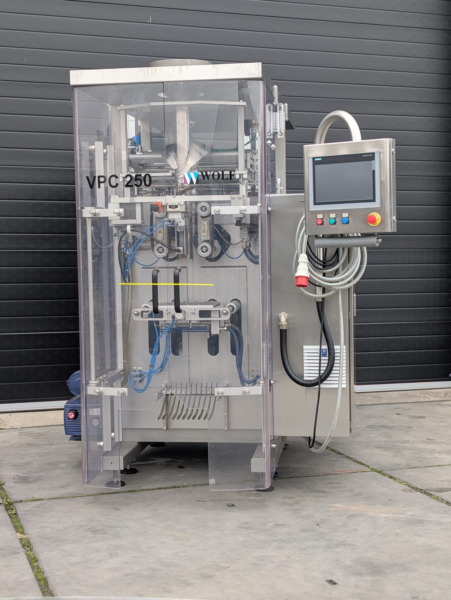 Used 2019 Wolf VPC 250 vertical packaging machine