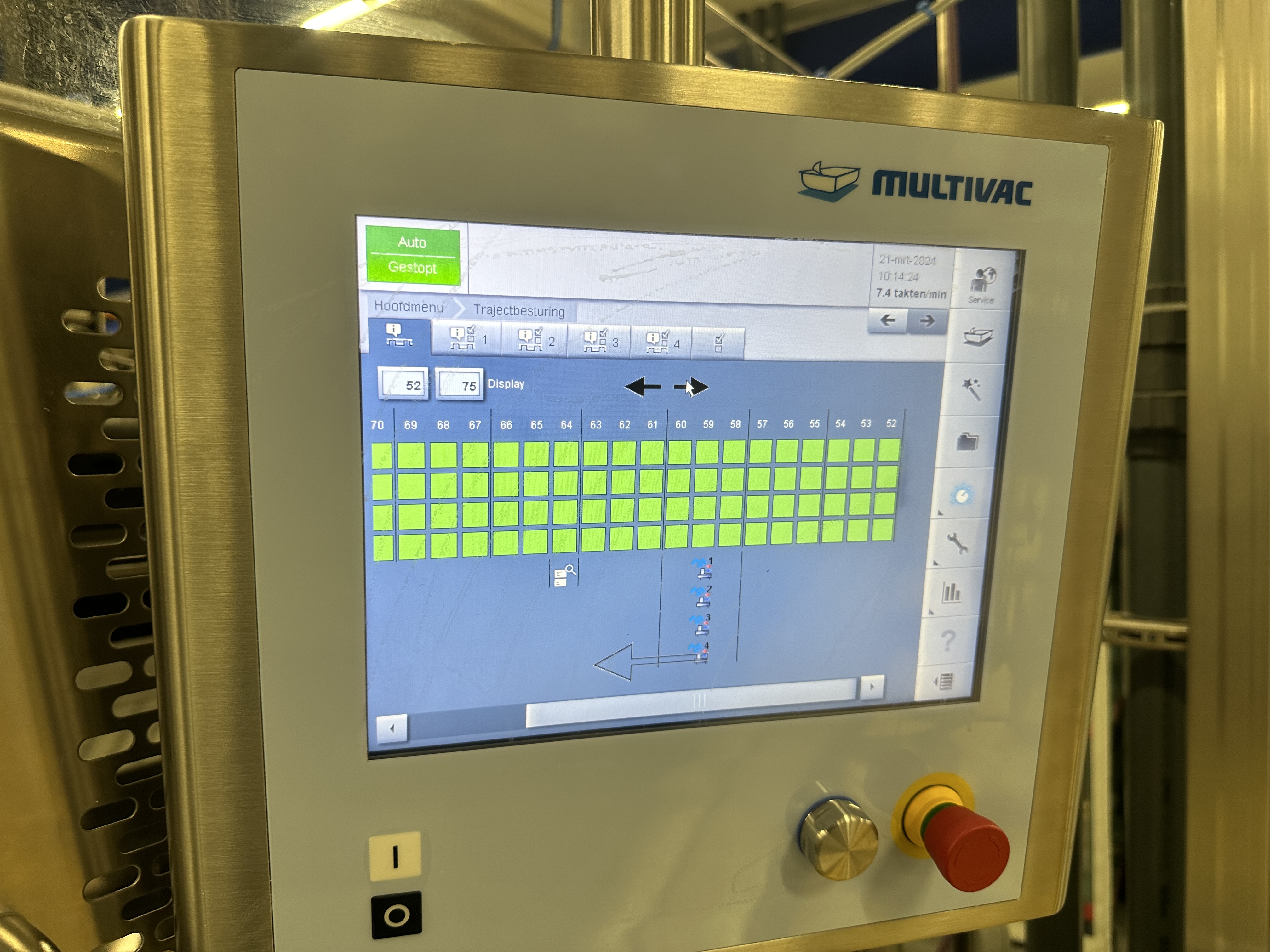 Used 2012 Multivac R535 thermoformer