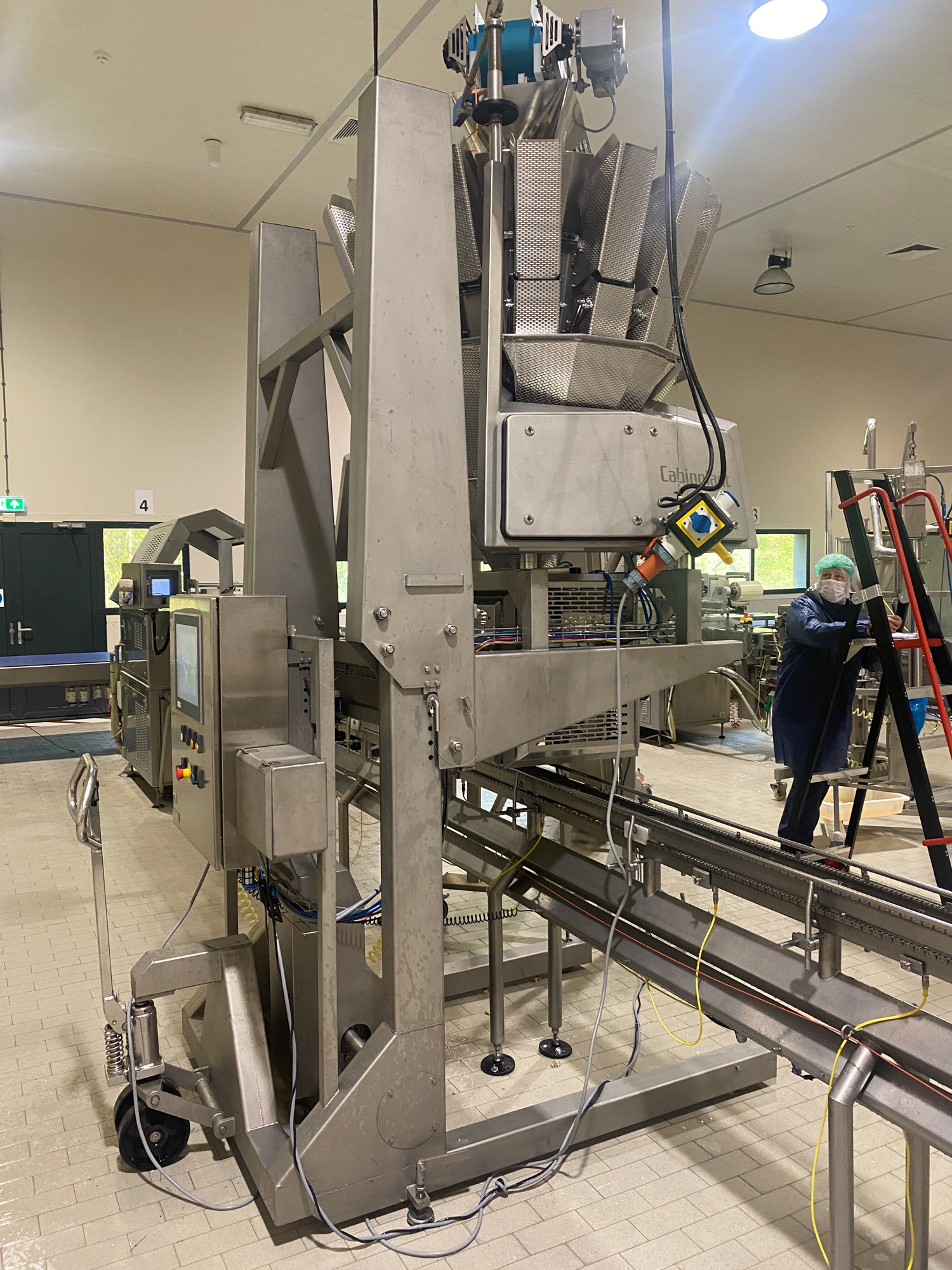 Used 2020 Cabinplant mobile screw in-feed weigher