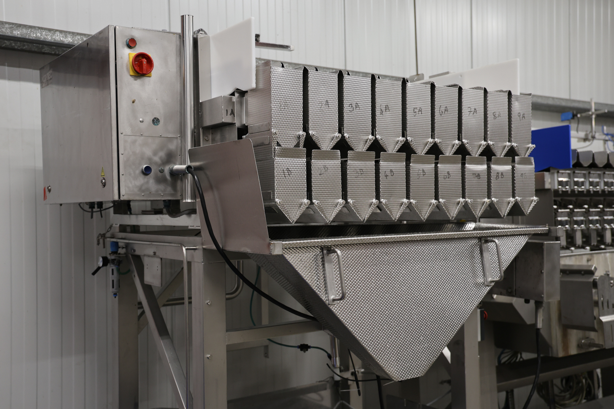 Used Newtec 9 heads weigher