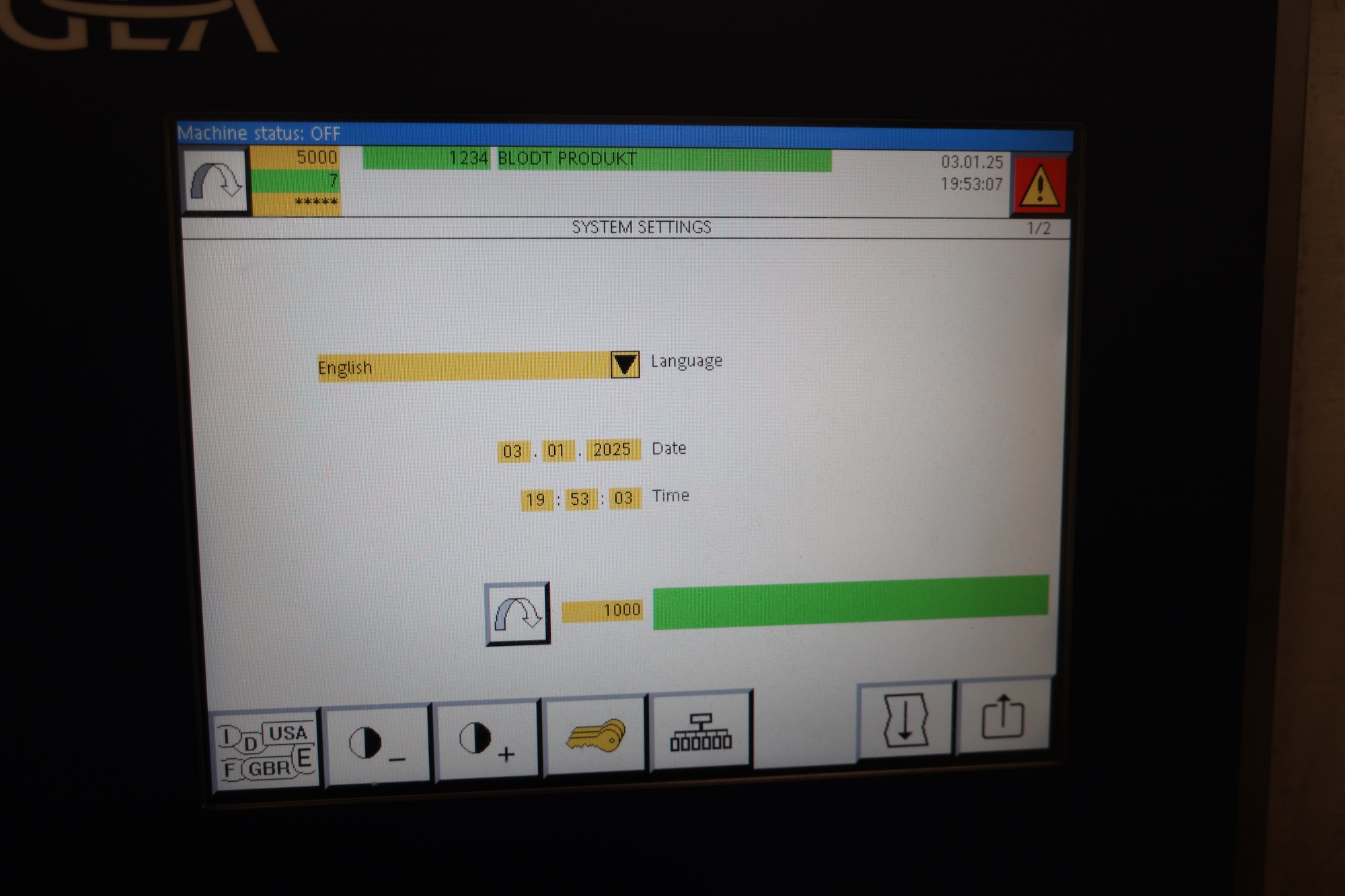 Used 2015 CFS SX400 vertical bagging machine