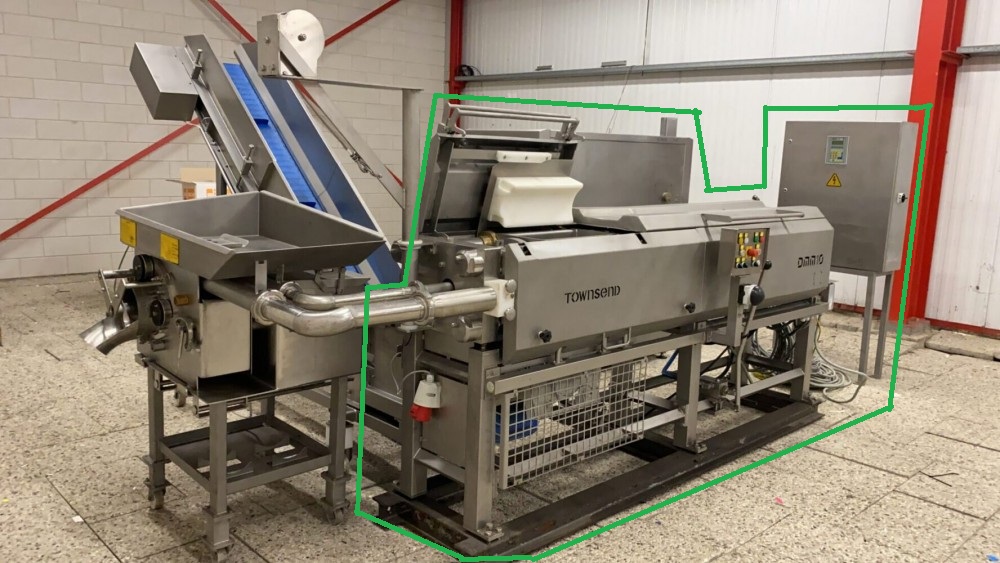 Used Townsend DMM10 Baader 600 meat recovery line