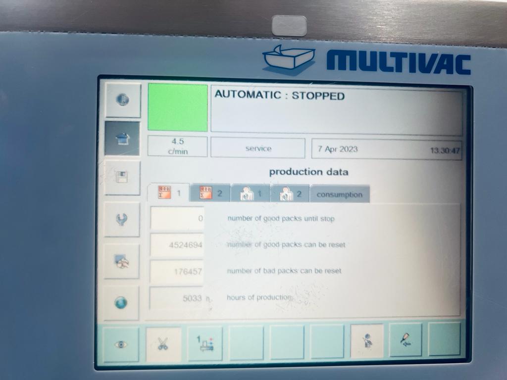 Used 2010 Multivac R126 thermoformer