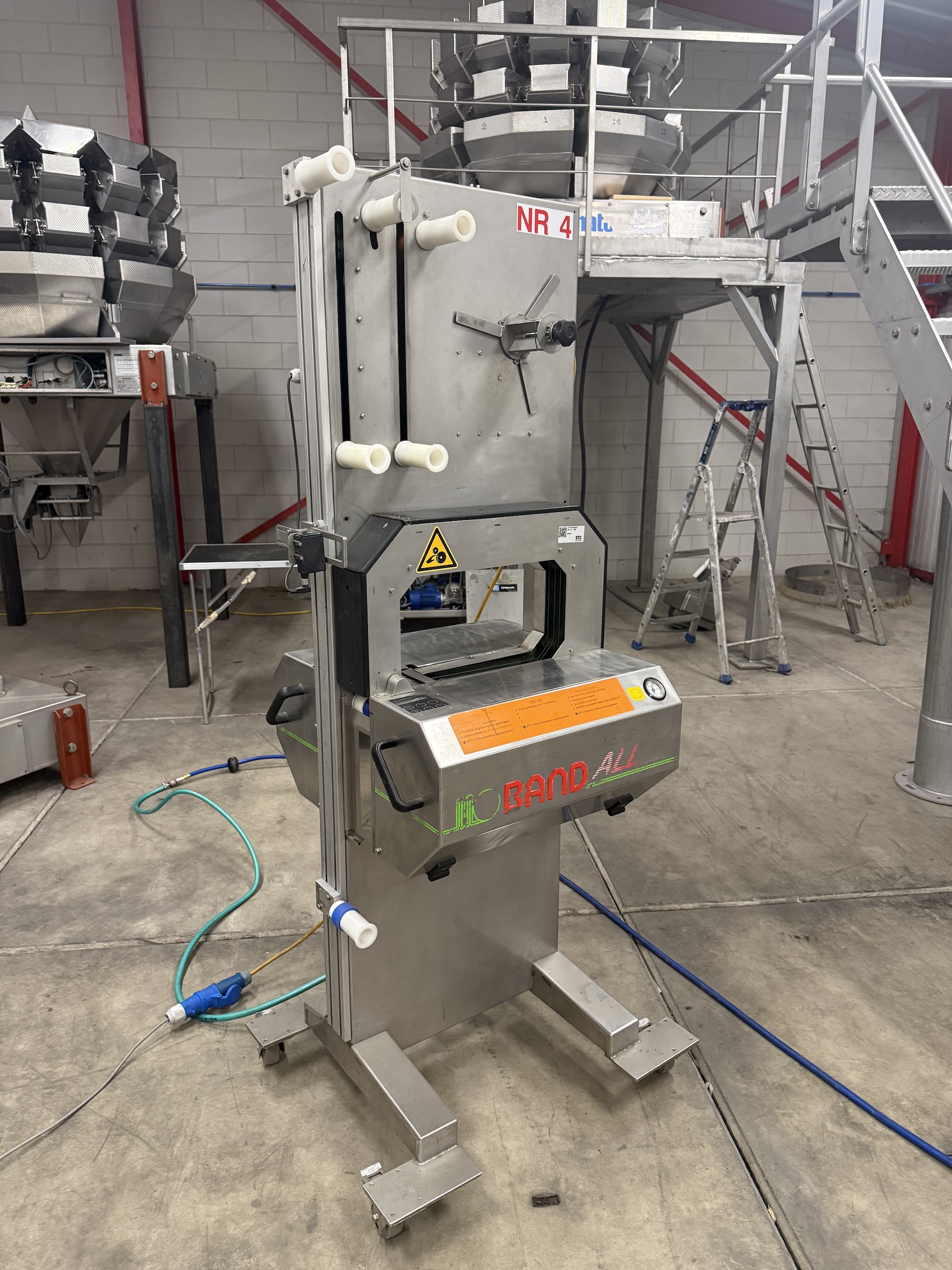 Used 2009 Band-All BA32-102 Banding machine stainless steel