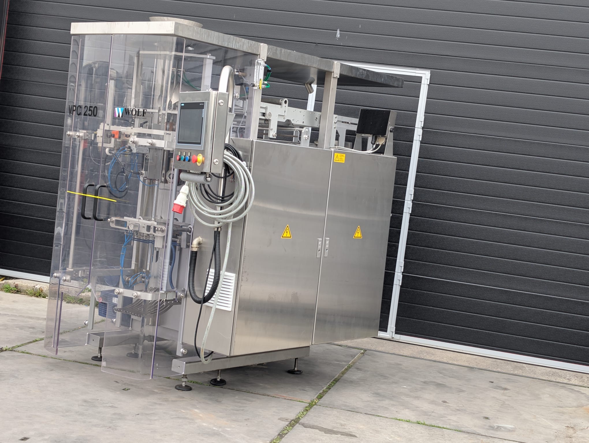 Used 2019 Wolf VPC 250 vertical packaging machine