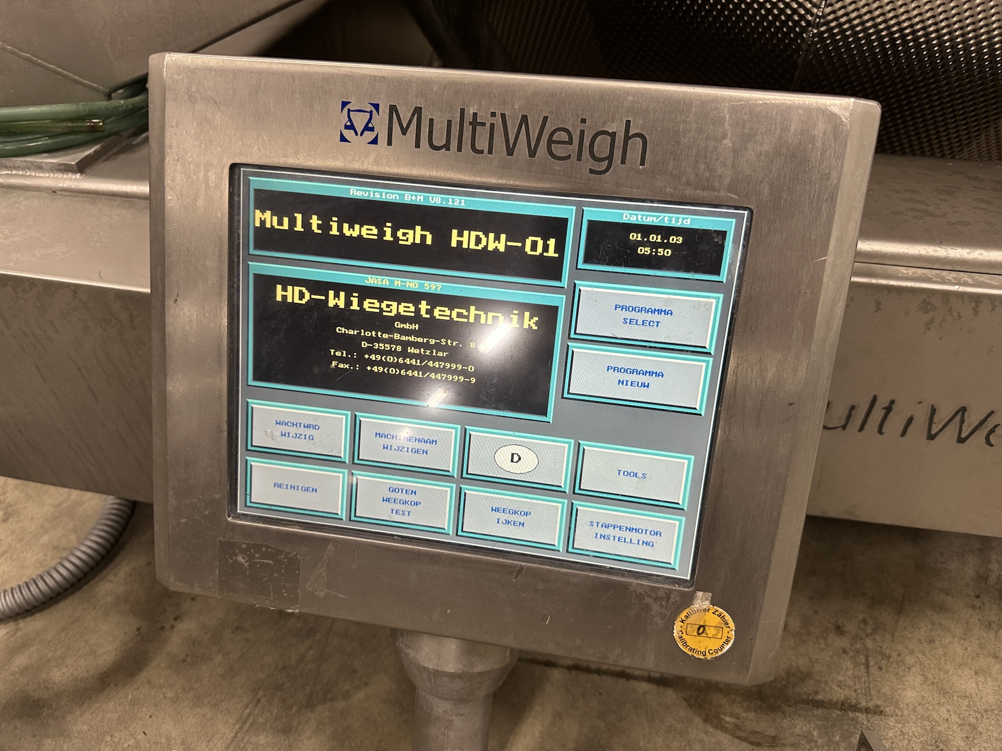 Used 2012 Multiweigh HDW20-4.0-60-TWIN