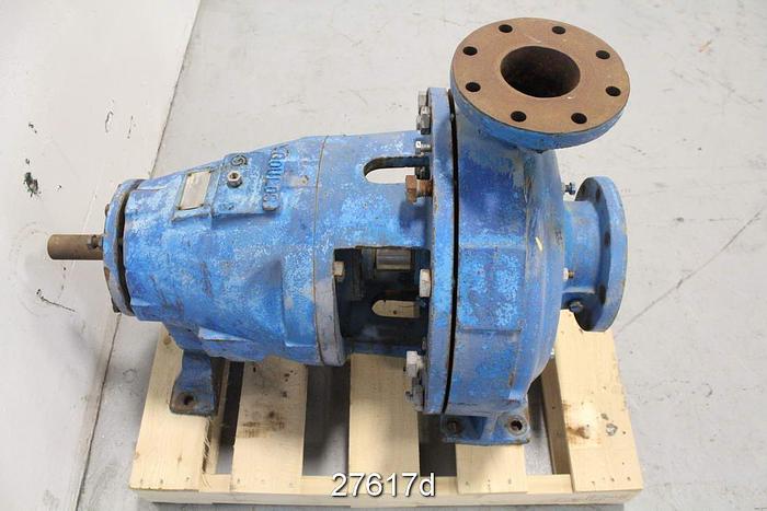 Used Goulds 3175 Goulds 3175, 4X6X18, 2/4 Vane Impeller, 15" Diameter Impeller, Ductile Iron Casing, Stainless Steel Impeller, Stainless Steel Stuffing Box, Stainless Steel Suction Side Plate. #27617