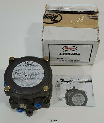 *NEW IN BOX* Dwyer 1950-10-2S Explosion Proof Pressure Switch A11W + Warranty!