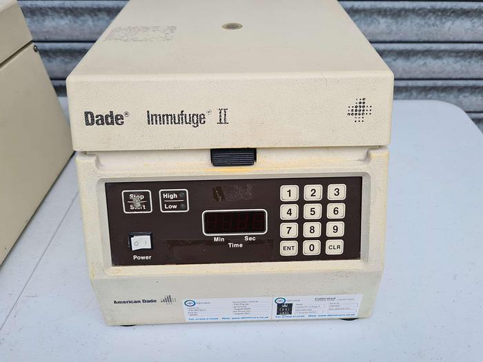 Used Dade Immufuge II Centrifuge