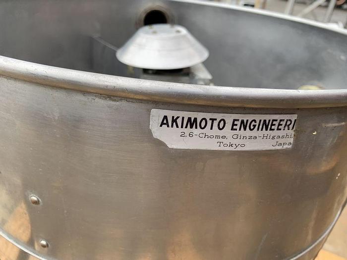 Used Washer, Rice Washer, 50-Pound Bags, S/st, Akimoto #S744464