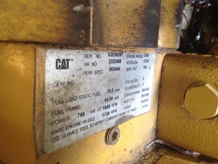 Caterpillar 3508 unused engine with reduction gear