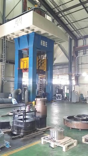 Used Press Forging Open Die Hydraulic HBE Korean