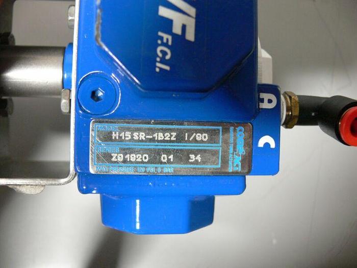 Used COMPACT H15 SR-1B2Z I/90 ACTUATOR w/ SVF SB76666AT-ETO 1/2" Ball Valve