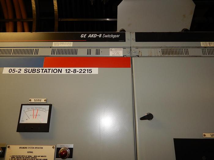 Used GENERAL ELECTRIC GE AKD-S SWITCHGEAR WITH POWER LEADER MONITOR