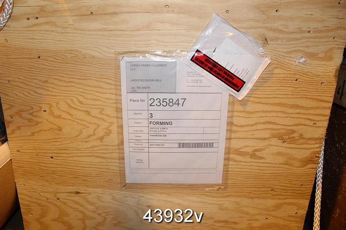 Used 290" Trim Complete Fourdrinier Paper Machine, with Metso Dilution Control Headbox #43932