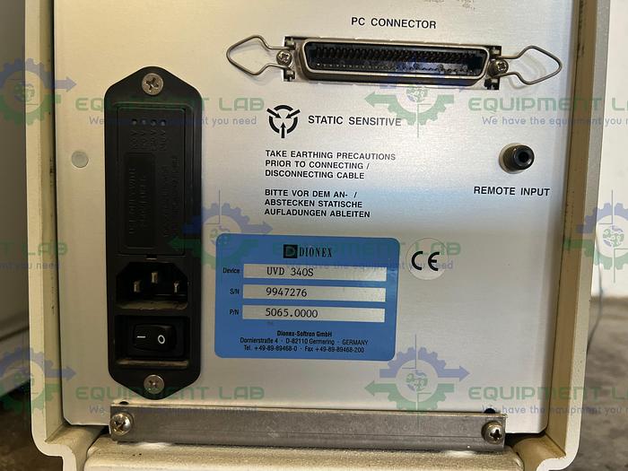 for parts or not working Lot of 2 - Dionex UVD 340S Liquid Chomatography