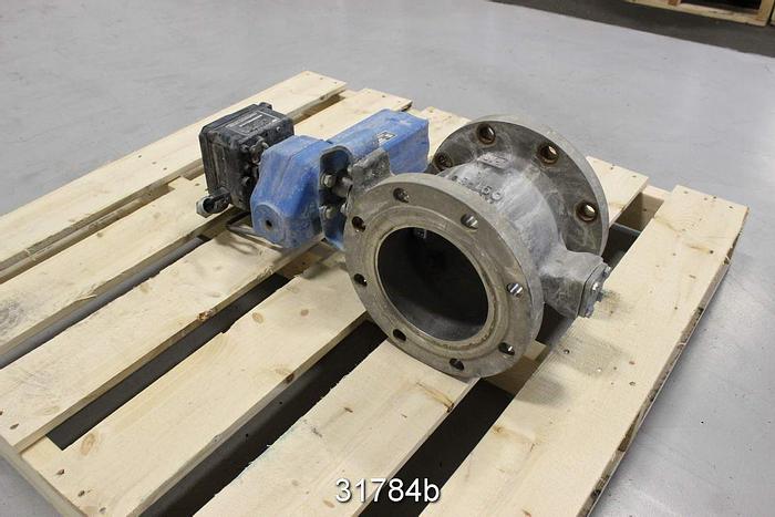 Used Neles Jamesbury R21A06CCJA 6" V-Ball Control Valve #31784