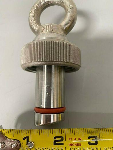 Used Mettler Toledo 007641047IG Blind Plug Stainless Steel Tank Port Plug