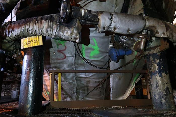 Used METSO B1CU32/105L 10" S/S PNEUMATIC ACTUATED VALVE