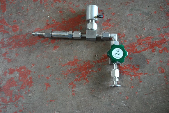 Used Nupro ss-bnv51-c  mini gashleen filter