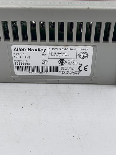 Used Allen-Bradley 1794-IA16 Ser A Rev 01