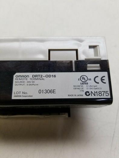 Used Omron DRT2-OD16 Remote Terminal 24VDC Module 0.5A/Point