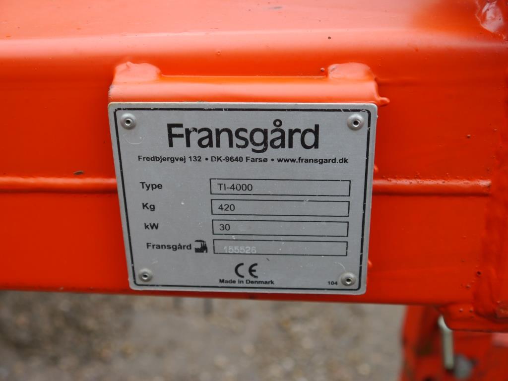 Used Fransgard TI-4000S Combi Rake