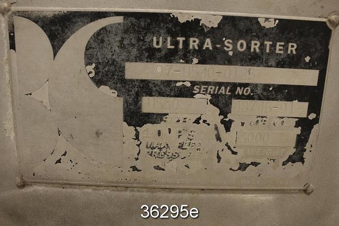 Used Black Clawson 97-US30-0125 Ultra Sorter #36295