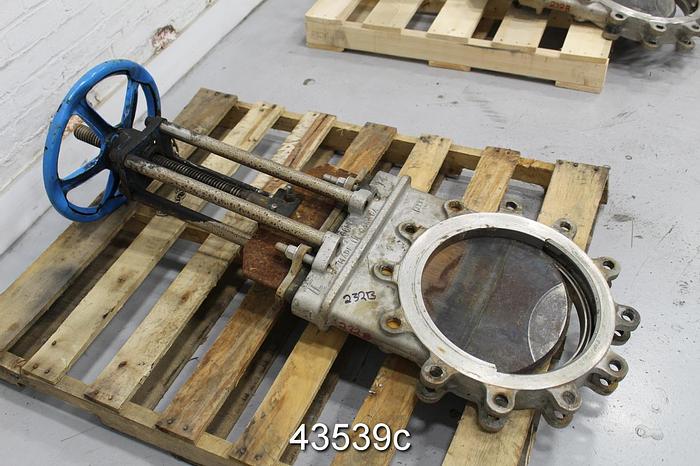 Used True Line 14" Hand Operated Knife Gate Valve #43539