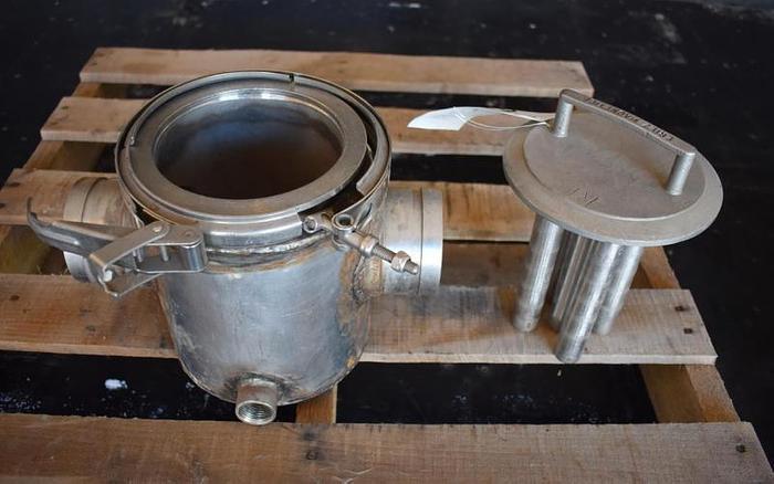 D'occasion USED 3" ERIEZ MAGNETICS JACKETED MAGNET TRAP, STAINLESS STEEL