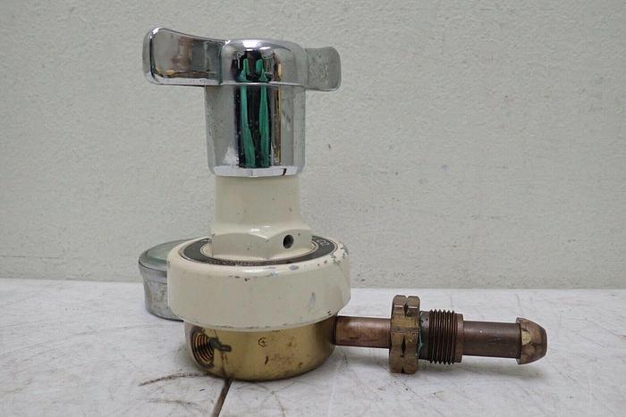 Used The Matheson Co. 1P Gas Pressure Regulator with 22287-1 Gauge
